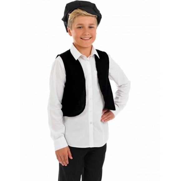 VICTORIAN CAP AND WAISTCOAT (SZ. LARGE) - Picture 1 of 1